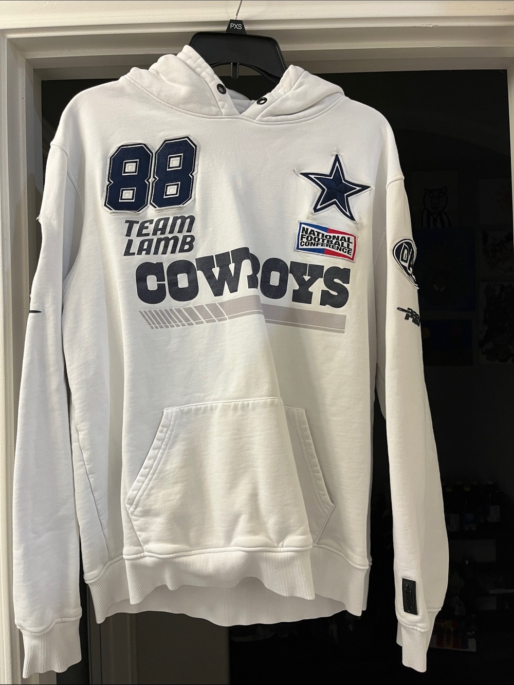 Cowboys pro standard team lamb Hoodie - White with Navy Details